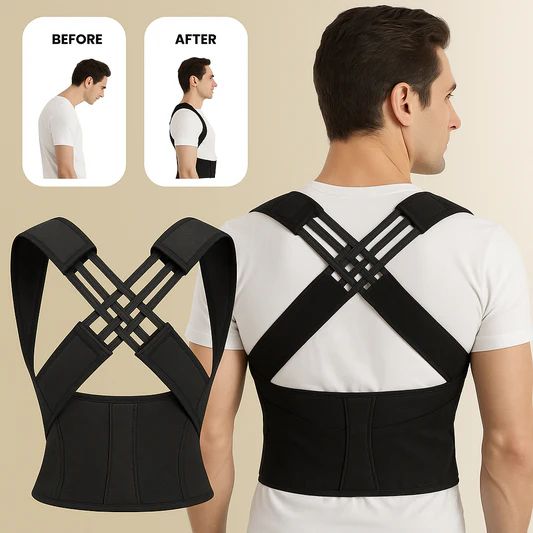 Advanced Back Posture Corrector – Breathable & Adjustable Support Brace for Men & Women