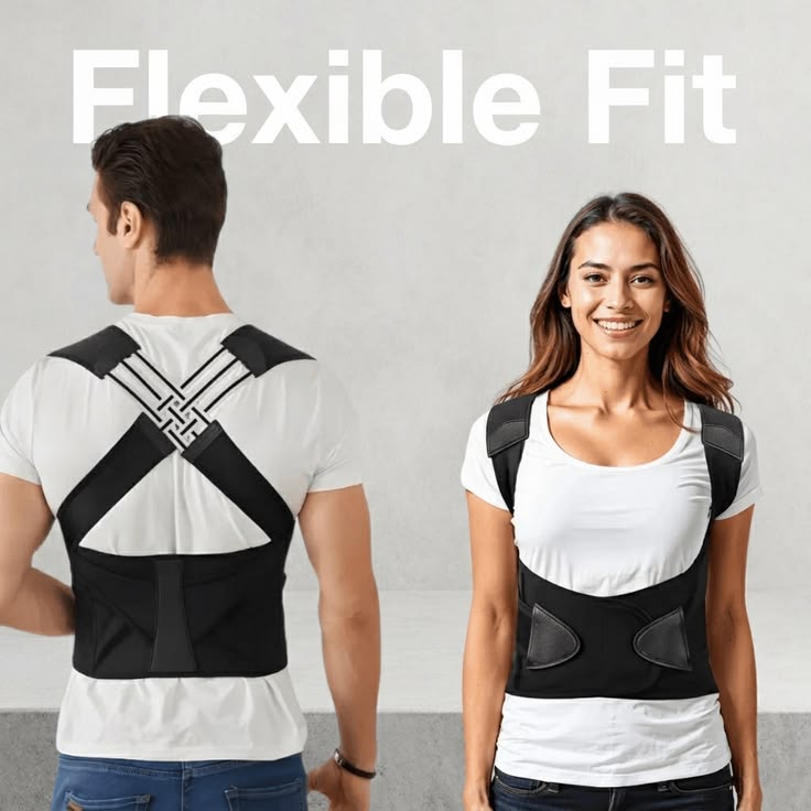 Advanced Back Posture Corrector – Breathable & Adjustable Support Brace for Men & Women